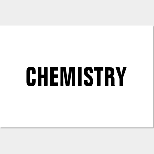 Chemistry Word - Simple Bold Text Posters and Art